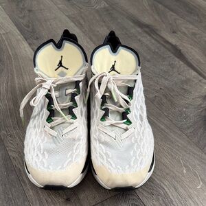 Men’s White and Green Sneakers
